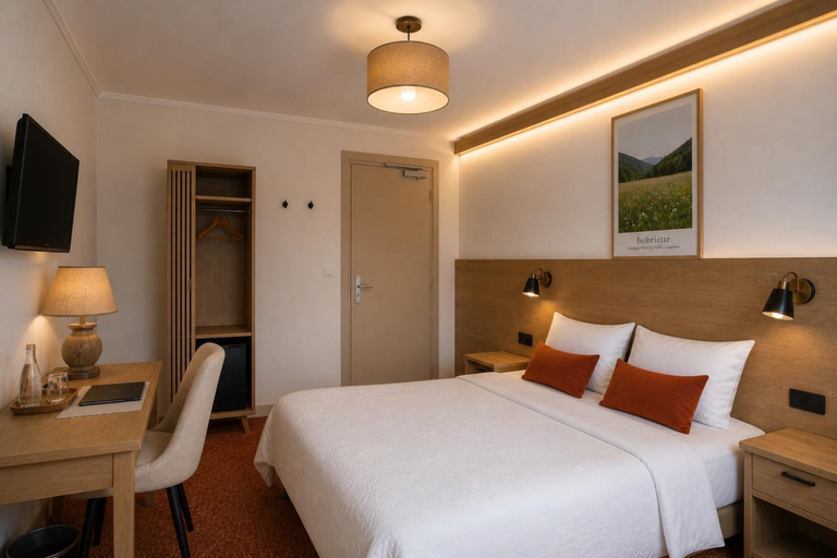 Bedroom 2, La Vallee Longemer Boutique Hotel, Vosges