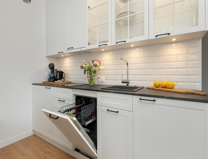 Private kitchen 4, Holiday Studio Near the Beach, Pool, Sauna, Gryfice
