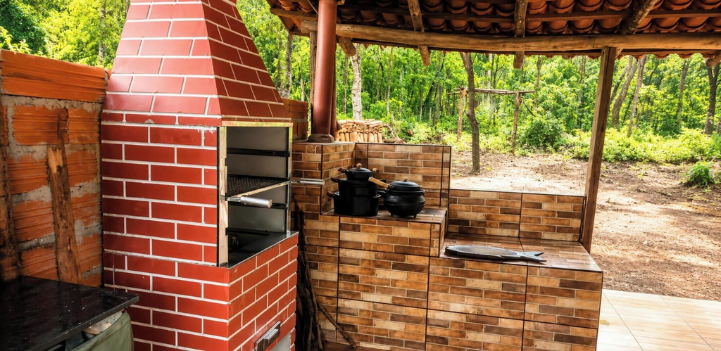BBQ/picnic area, Chácara Lobo - Piscina Aquecida - Pirenópolis/GO, Pirenópolis