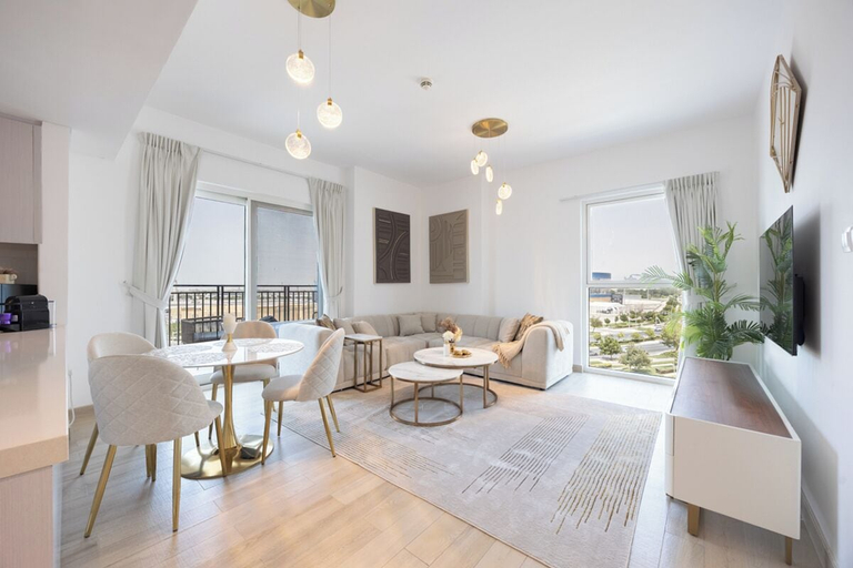 Living area 4, Bloomfields 3BR plus maid in Waters Edge, Yas Island