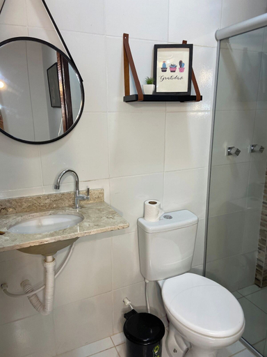Bathroom, Flat estilo industrial Próx a Fraga maia, Feira de Santana