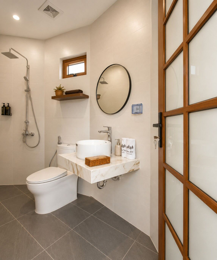 Bathroom, Hon Do Eco Retreat, Phan Rang-Tháp Chàm