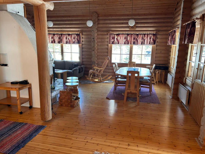 View from room, Lakeside Cabin for 12 with Private Sauna, Northern Ostrobothnia