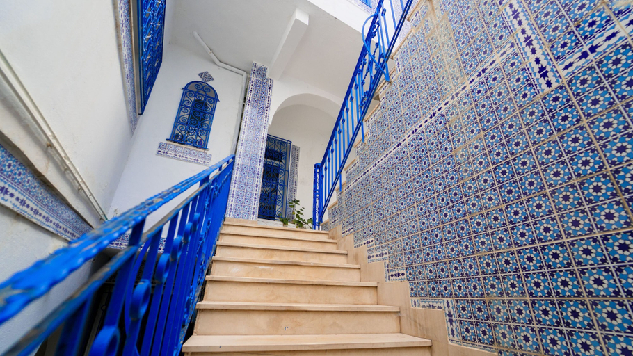 Room 2, Le Paradis Bleu Luxueux Duplex Avec vue mer, La Marsa