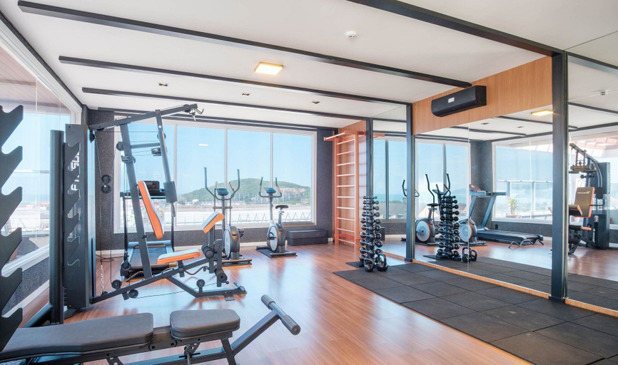 Fitness facility 5, Studio in a Condo w/ Pool 550m From Beach Tor0407, Imbituba