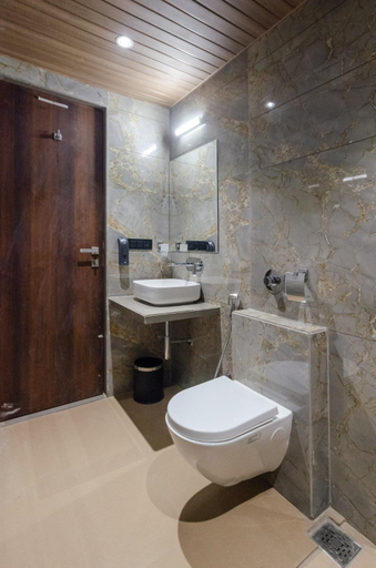 Bathroom 4, Hotel Diamond 26, Surat