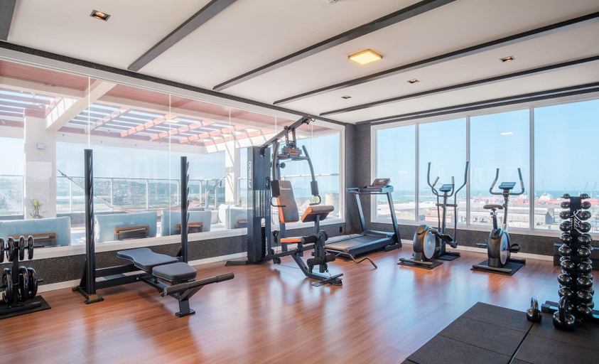 Fitness facility 3, Studio in a Condo w/ Pool 550m From Beach Tor0407, Imbituba