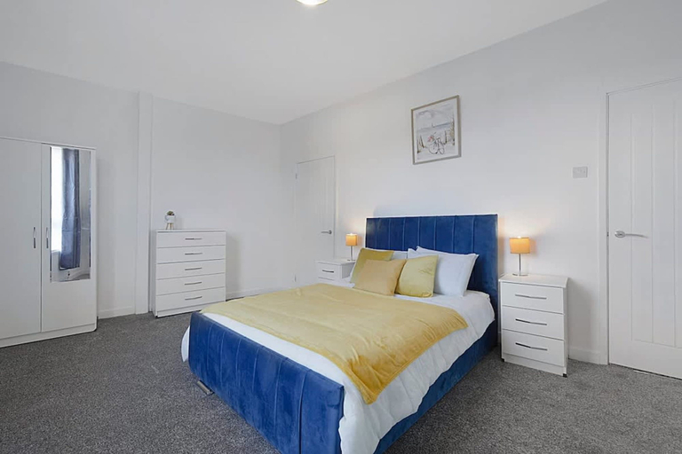 Bedroom 2, Modern Apartment Near Blyth Coast Sleeps 5, Northumberland