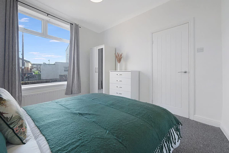 Bedroom 4, Modern Apartment Near Blyth Coast Sleeps 5, Northumberland