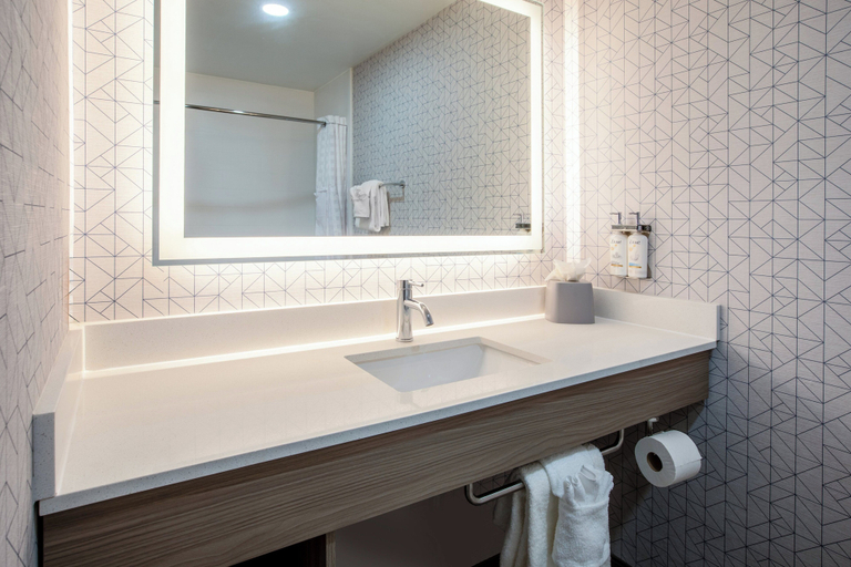 Bathroom 4, Holiday Inn Express & Suites LATHROP by IHG, San Joaquin
