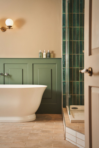 Bathroom 3, The Rising Sun, Cornwall