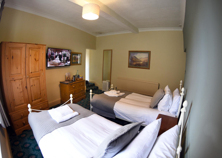 Bedroom 2, The Black Bull Hotel, Cumbria