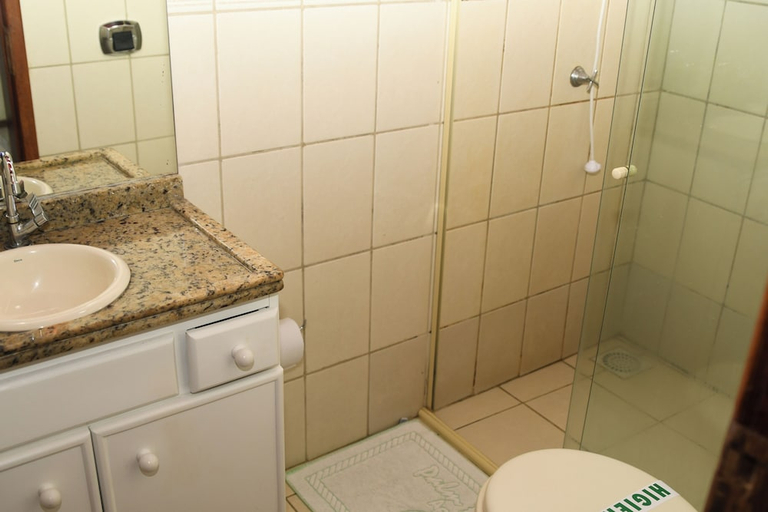Bathroom 3, Palm Beach Apart Hotel - Pe na Areia, Florianopolis