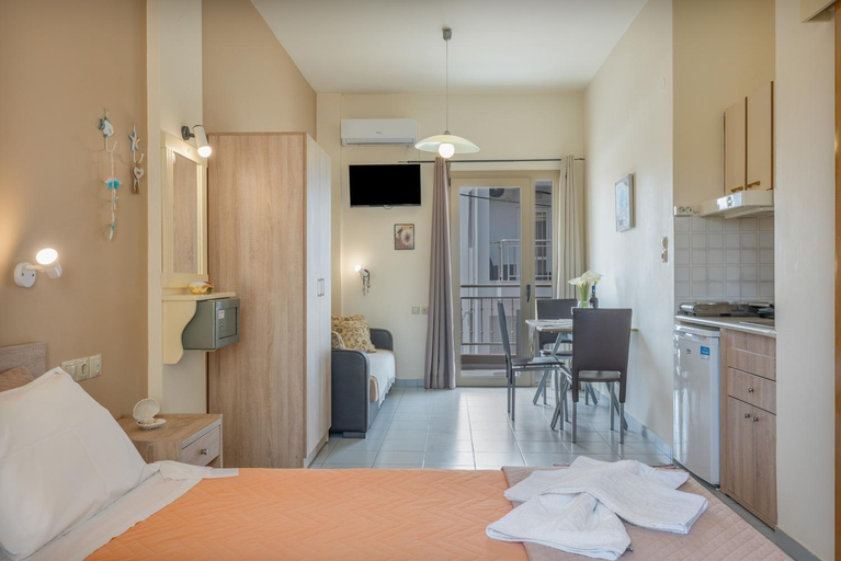 Bedroom 2, Rania Studio with sea view, Crete