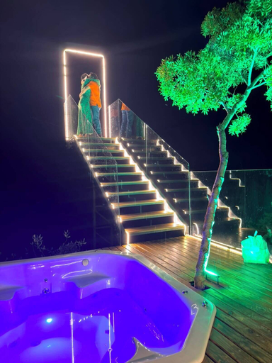 Outdoor spa tub 5, Bangalô Miradouro, Formosa