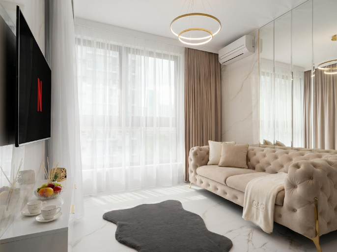 Bedroom 1, Grzybowska 37 by Golden Apartments, Warsaw