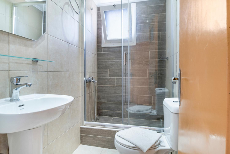 Bathroom, Tasoula Apartment with sea view M4, Ionian Islands