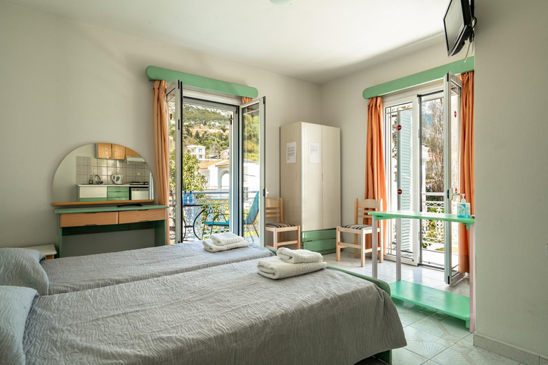 Bedroom 3, Angela partial sea view 9, Ionian Islands