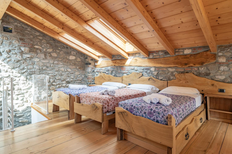 Bedroom 2, Ballabio Lake - Rustic Chic Retreat, Lecco