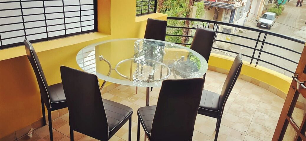 Outdoor dining, Sambhav Home Stay, Ujjain