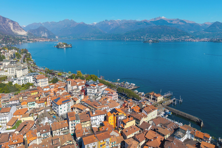 Aerial view 5, La Porte Rouge 100 Mt From Lake Maggiore, Novara
