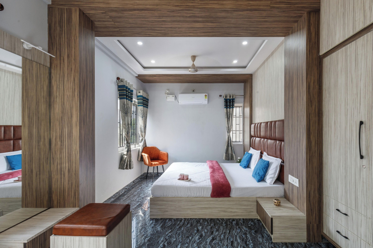 Bedroom 2, Galaxy 4th Block by Red Olive, Bangalore