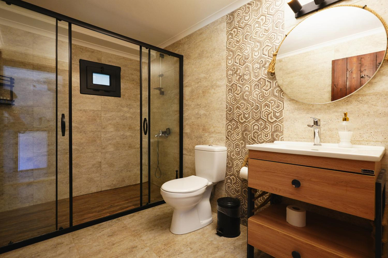 Bathroom 3, Dalyan Riverside Private Gaia Koru Bungalows with Swimming Pool Adults Only, Ortaca