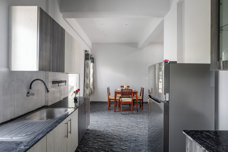 Private kitchen 4, Indigo Studio by Jadecaps 1bhk New Town Kolkata, North 24 Parganas