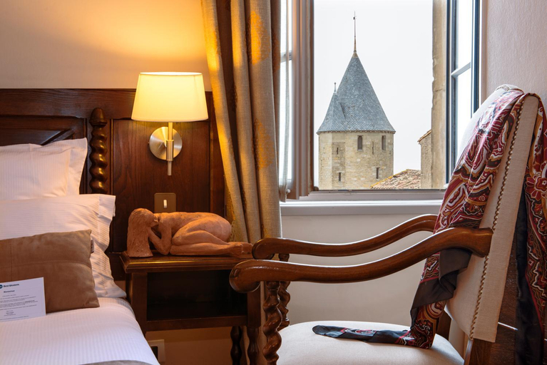 Bedroom 2, Hotel Le Donjon – Coeur de La Cite Medievale, Aude