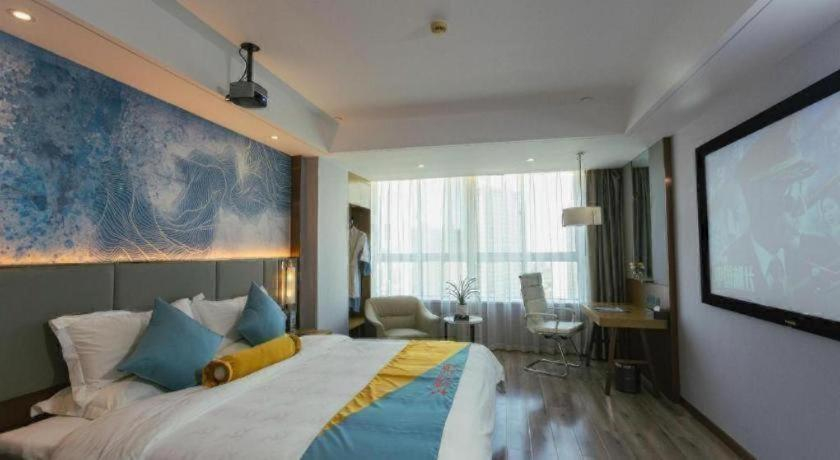 Bedroom 2, GreenTree Eastern Hotel Suqian Sihong Executive Center, Suqian