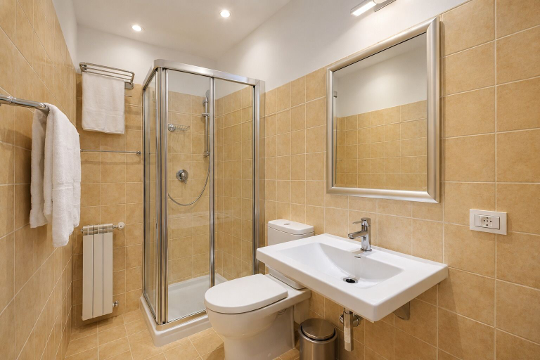 Bathroom 4, Phi Hotel Garden Area Roma Eur, Rome