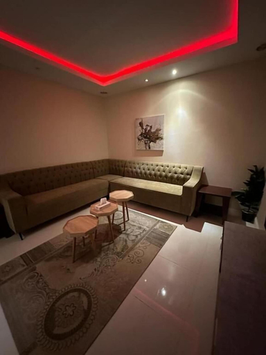 Living area 2, Al-Nayfa Al-Dhahabiya Serviced Apartments, Riyadh