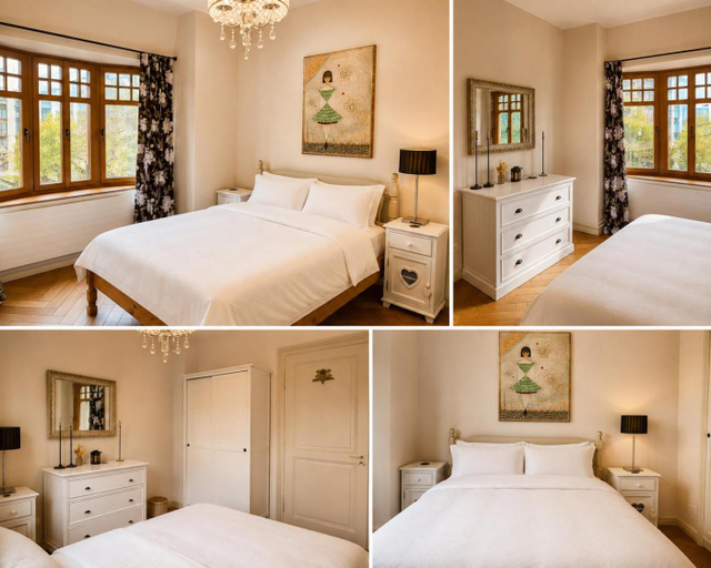 Bedroom 5, Georgian Guest Rooms, Basel