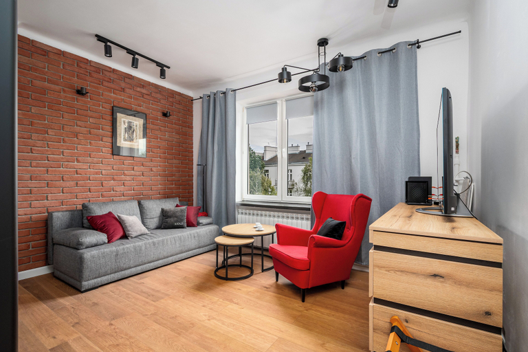 Living area 2, Apartamenty Sun & Snow Naruszewicza, Warsaw