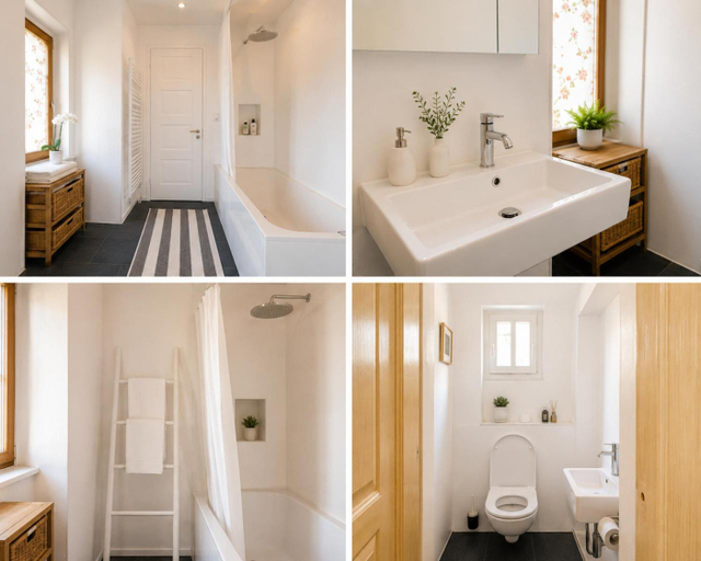 Bathroom, Georgian Guest Rooms, Basel