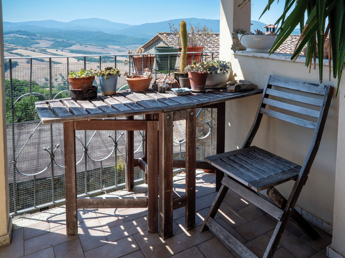 Outdoor dining, Nido con vista, Siena