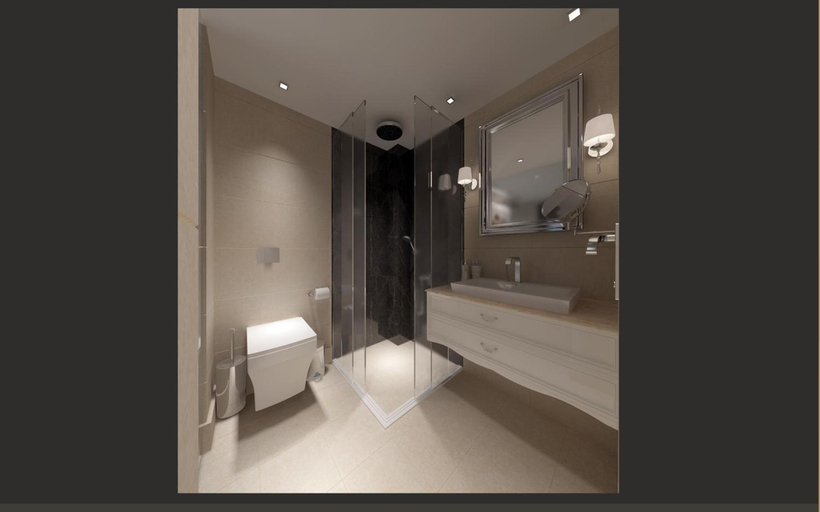 Bathroom, Zena Hotel Bodrum, Bodrum