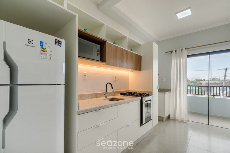 Private kitchen, Studio With Barbecue Near the Airport - Rrc0207, Florianopolis