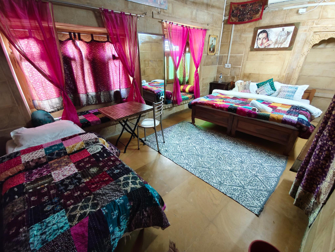 Bedroom 2, Hotel Oasis Haveli, Jaisalmer