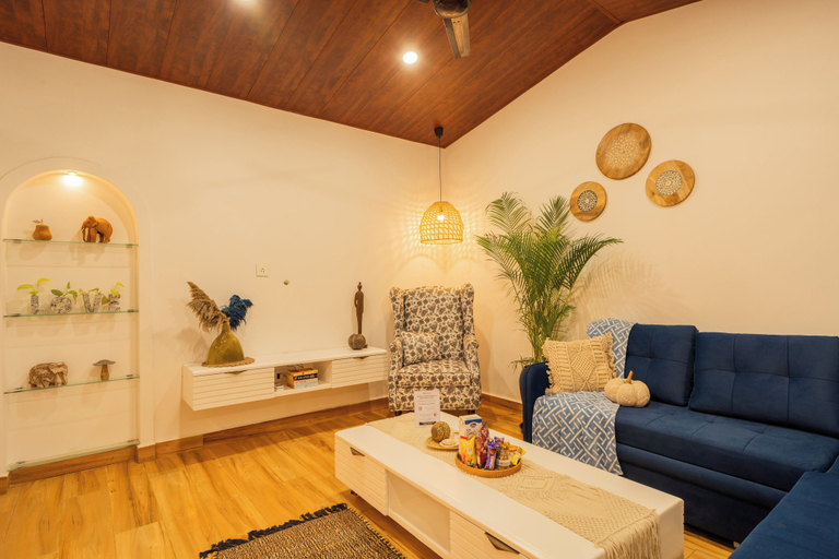 Living area 4, Elivaas Signature House of Neptune Hut, North Goa