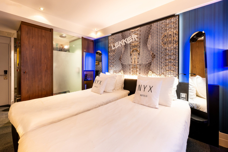 Bedroom 2, NYX Hotel Amsterdam Rembrandt Square, Amsterdam