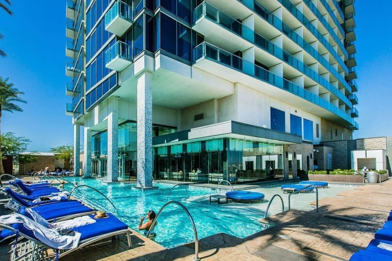 Interior 3, Palms 1 BR Strip View With Balcony, Clark