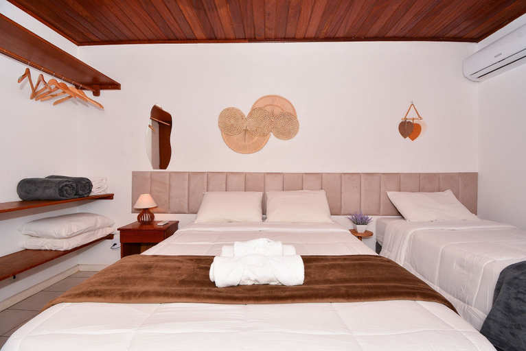 Bedroom 3, Apê a 150m da praia de Canasvieiras, Florianopolis