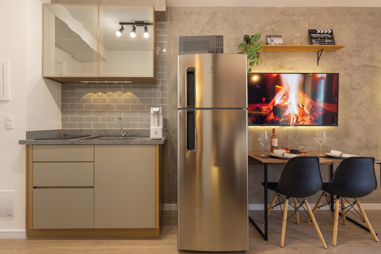 Private kitchen 3, StayHome | Level Brooklin | Gym & Pool, São Paulo