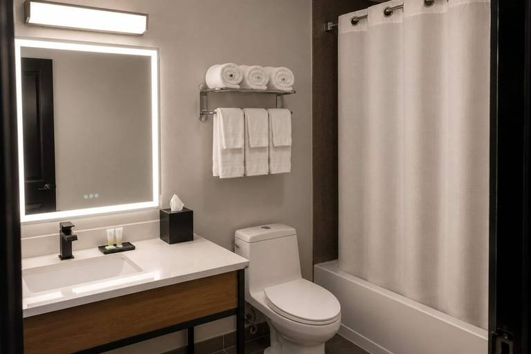 Bathroom 4, Super 8 by Wyndham Champaign, Champaign