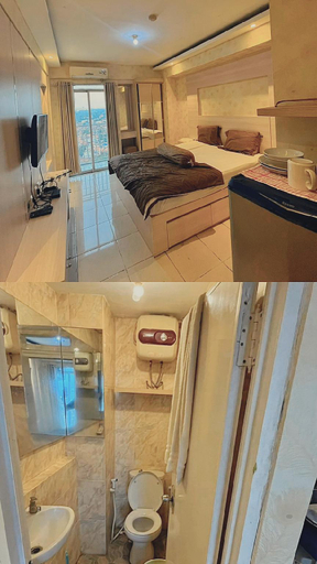 Bathroom, Travel Room Apartemen Bogor Valley, Bogor