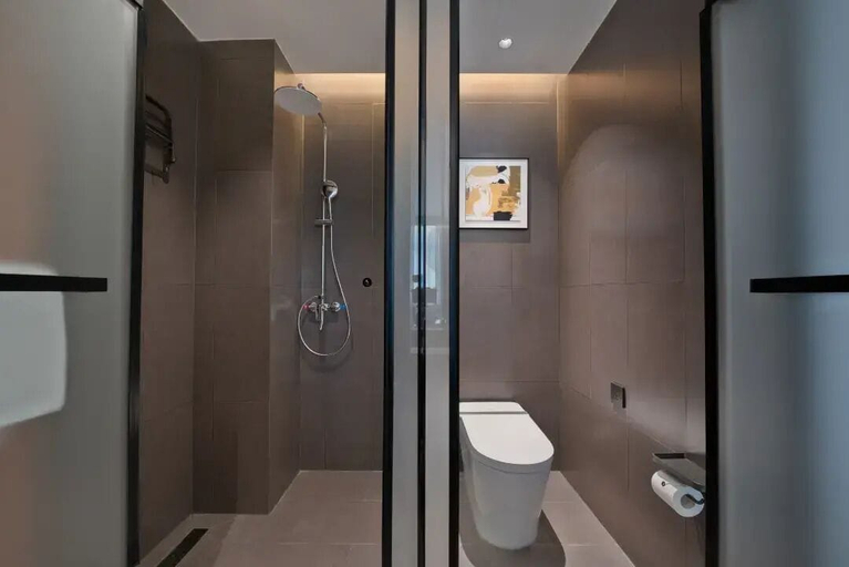 Bathroom, Maxshure Qingzhu Qiyue Hotel, Xingtai