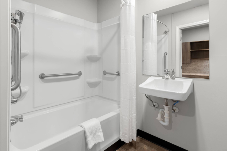 Bathroom 4, WoodSpring Suites Atlanta Airport, Atlanta