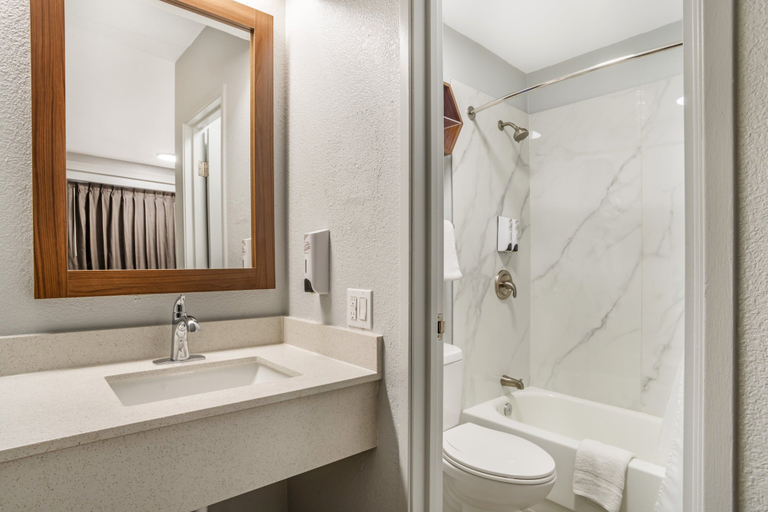 Bathroom 4, HomeTowne Studios by Red Roof Greenville, Greenville