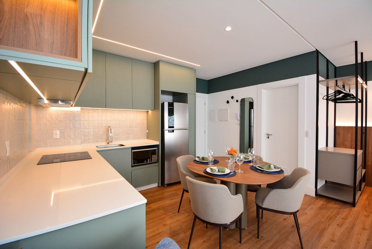 Dining, Studio Sofisticado e Moderno - CEN013, Florianopolis